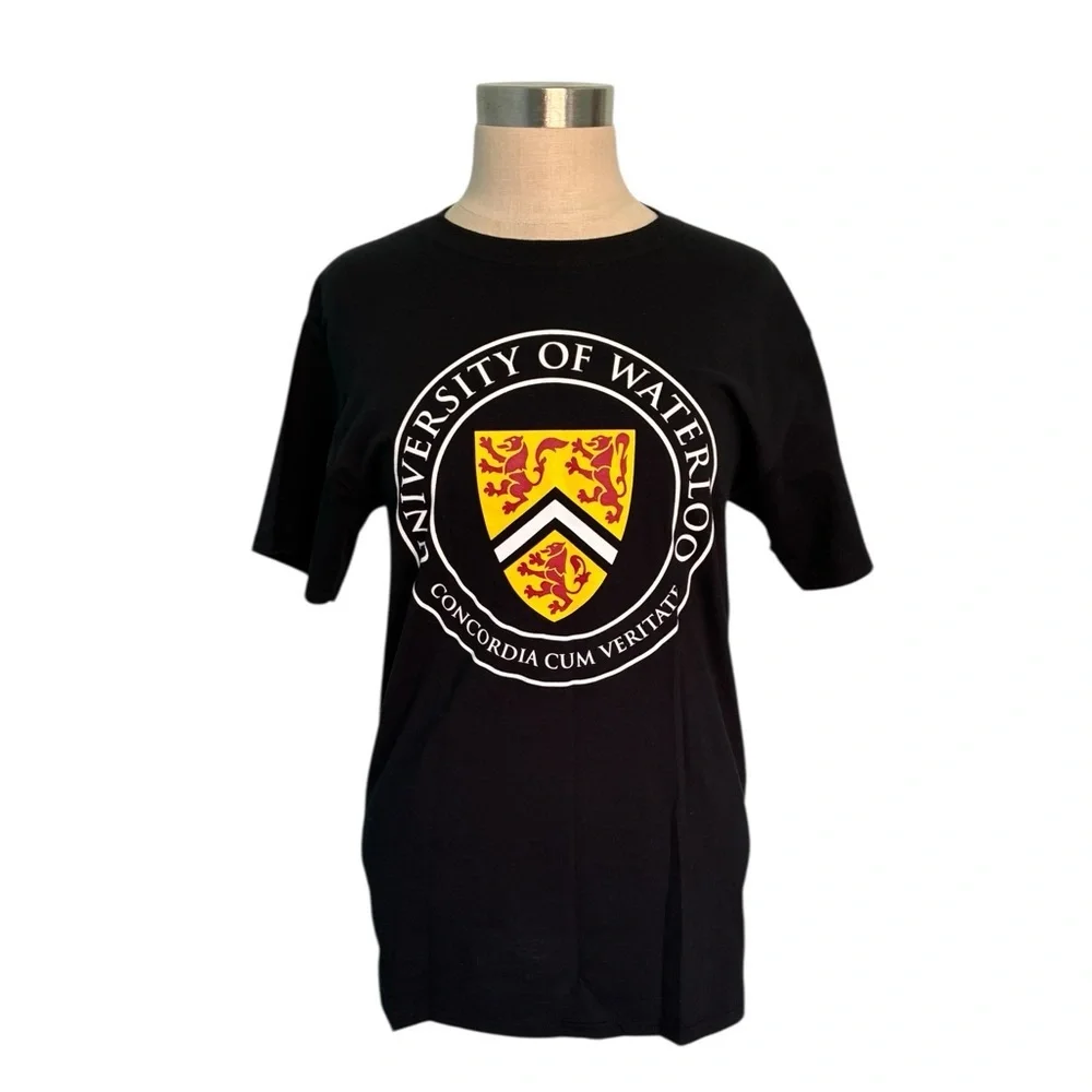 Fruit of the Loom Black University T-Shirt